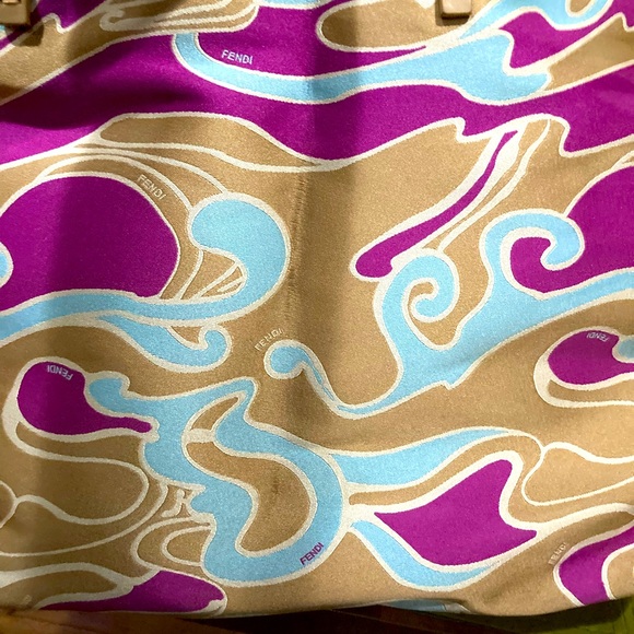 Fendi tote in great condition beautiful swirl colors. - Picture 8 of 10